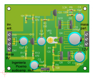 Fig.9 Layout de armado o "mundo real"